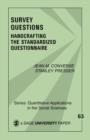 Image for Survey Questions : Handcrafting the Standardized Questionnaire