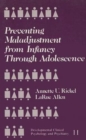 Image for Preventing Maladjustment from Infancy through Adolescence