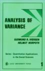 Image for Analysis of Variance