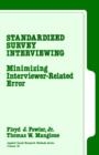 Image for Standardized Survey Interviewing