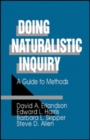 Image for Doing Naturalistic Inquiry