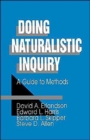 Image for Doing Naturalistic Inquiry : A Guide to Methods