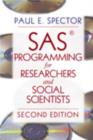 Image for SAS[R in circle] Programming for Researchers and Social Scientists