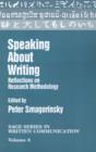 Image for Speaking About Writing