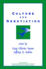Image for Culture and negotiation  : the resolution of water disputes