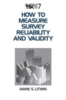 Image for How to Measure Survey Reliability and Validity