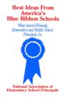 Image for Best Ideas From America&#39;s Blue Ribbon Schools : What Award-Winning Elementary and Middle School Principals Do