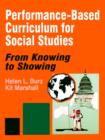 Image for Performance-Based Curriculum for Social Studies