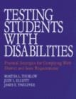 Image for Testing Students With Disabilities