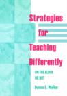 Image for Strategies for Teaching Differently