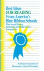 Image for Best Ideas for Reading From America&#39;s Blue Ribbon Schools : What Award-Winning Elementary and Middle School Principals Do