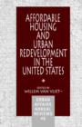 Image for Affordable housing and urban redevelopment in the United States  : learning from failure and success