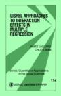 Image for Lisrel approaches to interaction effects in multiple regression