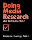 Image for Doing media research  : an introduction