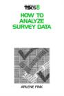 Image for How to Analyze Survey Data