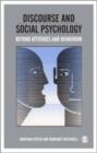 Image for Discourse and Social Psychology : Beyond Attitudes and Behaviour