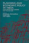 Image for Planning and economic policy in India  : evaluation and lessons for the future