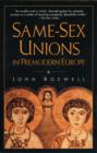 Image for Same-sex unions in premodern Europe