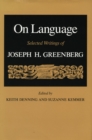 Image for On Language : Selected Writings of Joseph H. Greenberg