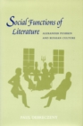 Image for Social functions of literature  : Alexander Pushkin and Russian culture