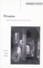 Image for Privacies  : philosophical evaluations