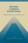 Image for Beyond Common Knowledge : Empirical Approaches to the Rule of Law