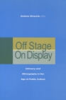 Image for Off Stage/On Display