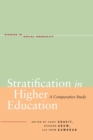 Image for Stratification in higher education  : a comparative study