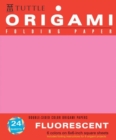 Image for Origami Hanging Paper - Fluorescent 6&quot; - 24 Sheets : Tuttle Origami Paper: High-Quality Origami Sheets Printed with 6 Different Colors: Instructions for 6 Projects Included