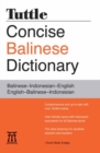 Image for Tuttle concise Balinese dictionary