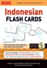Image for Indonesian Flash Cards : Learn the 300 most common Indonesian words with all their derived forms (Audio Included)