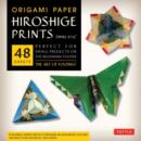 Image for Origami Paper - Hiroshige Prints - Small 6 3/4&quot; - 48 Sheets : Tuttle Origami Paper: High-Quality Origami Sheets Printed with 8 Different Designs: Instructions for 6 Projects Included