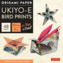 Image for Origami Paper - Ukiyo-e Bird Prints - 8 1/4&quot; - 48 Sheets