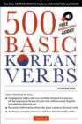 Image for 500 basic Korean verbs  : the only comprehensive guide to conjugation and usage