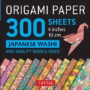 Image for Origami Paper - Japanese Washi Patterns- 4 inch (10cm) 300 sheets : Tuttle Origami Paper: High-Quality Origami Sheets Printed with 12 Different Designs