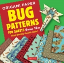Image for Origami Paper Bug Patterns - 6 inch (15 cm) - 100 Sheets : Tuttle Origami Paper: High-Quality Origami Sheets Printed with 8 Different Designs : Instructions for 8 Projects Included