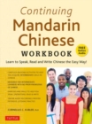 Image for Continuing mandarin Chinese workbook  : learn to speak, read and write Chinese the easy way!