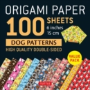 Image for Origami Paper 100 sheets Dog Patterns 6&quot; (15 cm) : Tuttle Origami Paper: Double-Sided Origami Sheets Printed with 12 Different Patterns: Instructions for 6 Projects Included