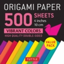 Image for Origami Paper 500 sheets Vibrant Colors 4 (10 cm)