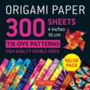Image for Origami Paper 300 sheets Tie-Dye Patterns 4&quot; (10 cm)