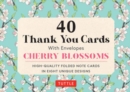 Image for Cherry Blossoms, 40 Thank You Cards with Envelopes