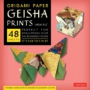 Image for Origami Paper Geisha Prints 48 Sheets X-Large 8 1/4&quot; (21 cm)