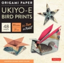Image for Origami Paper 8 1/4&quot; (21 cm) Ukiyo-e Bird Print 48 Sheets : Tuttle Origami Paper: Double-Sided Origami Sheets Printed with 8 Different Designs: Instructions for 6 Projects Included