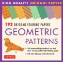 Image for Origami Folding Papers - Geometric Patterns - 192 Sheets