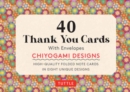 Image for Chiyogami, 40 Thank You Cards with Envelopes : (4 1/2 x 3 inch blank cards in 8 unique designs)