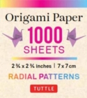 Image for Origami Paper Color Bursts 1,000 sheets 2 3/4 in (7 cm)
