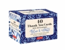 Image for Blue &amp; White, 40 Thank You Cards with Envelopes