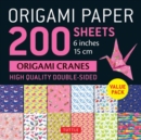 Image for Origami Paper 200 sheets Origami Cranes 6&quot; (15 cm)