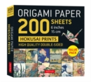 Image for Origami Paper 200 sheets Hokusai Prints 6&quot; (15 cm) : Tuttle Origami Paper: Double-Sided Origami Sheets Printed with 12 Different Designs (Instructions for 5 Projects Included)