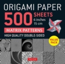 Image for Origami Paper 500 sheets Matrix Patterns 6&quot; (15 cm)
